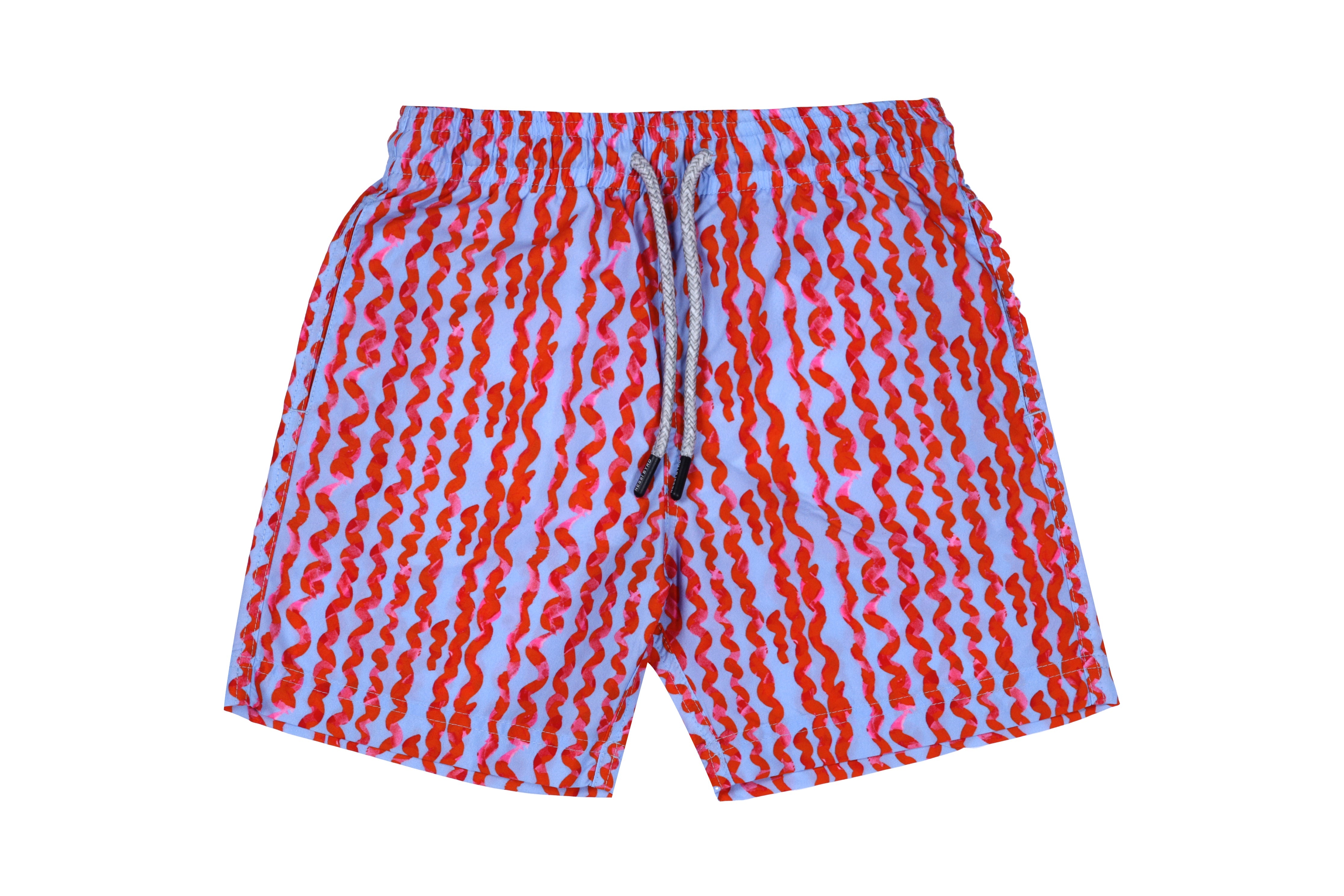 ATLAS Kids' Multicolor Stripes Quick-Dry Swim Trunks Nessi Byrd