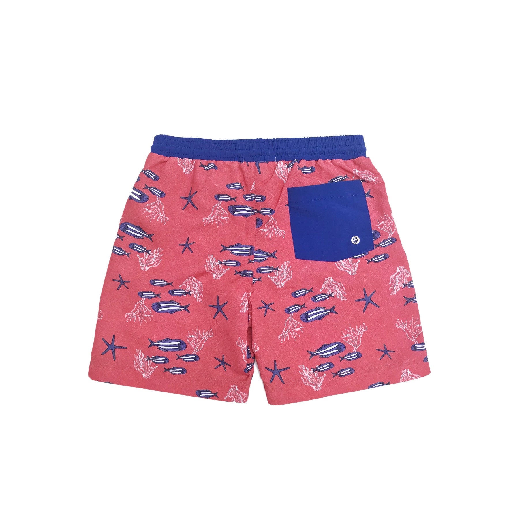 Lopez Kids' Underwater Life Quick-Dry Swim Trunks Nessi Byrd