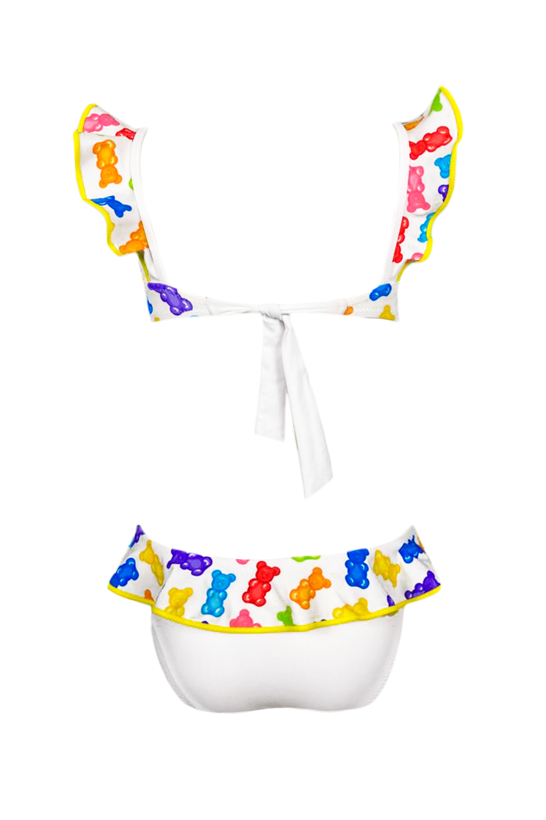 MINI - Kids' Jellybean Print Ruffle Two-Piece Swimsuit Nessi Byrd
