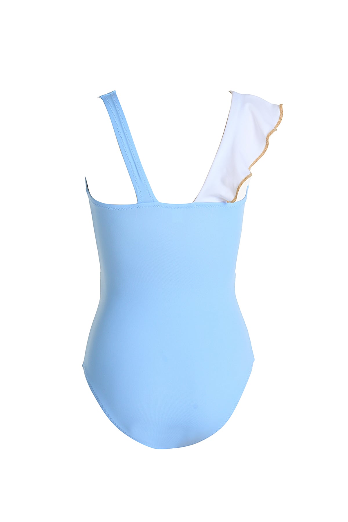 ★ PISCESS★ Leotard shirring one piece swimsuit sky blue 5 PISCESS Leotard Shirring One-Piece Swimsuit - Grey