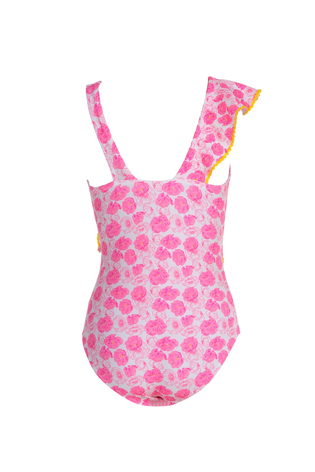 Padded One-piece Swimsuit with Roses | Oroblù