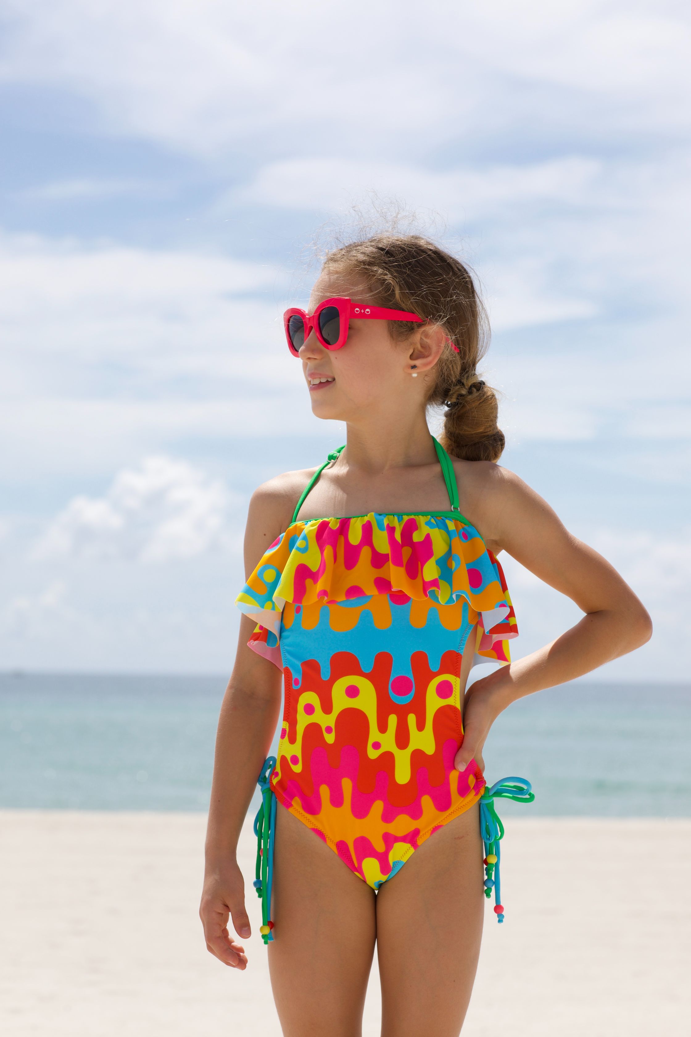 MELINA -KIDS ONE-PIECE SWIMSUIT – Nessi Byrd